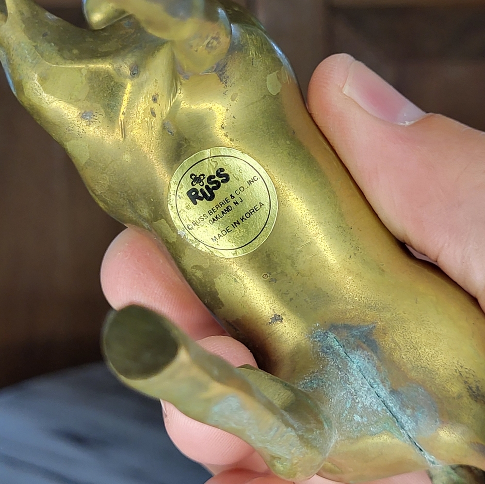 Brass Unicorn Figurine - Picture 11 of 12